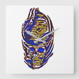 Acrylmauer Quadratische Wanduhr