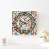 Acrylmauer Quadratische Wanduhr (Zuhause)