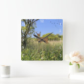 Acrylmauer Quadratische Wanduhr (Zuhause)