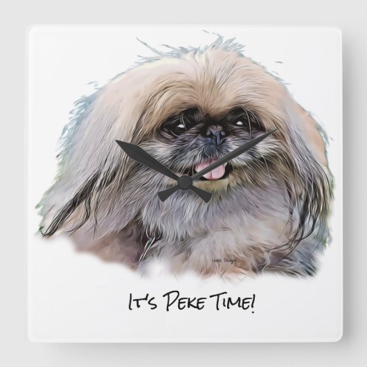 Acrylmauer Quadratische Wanduhr (Vorderseite)