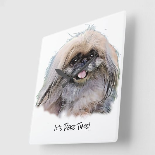 Acrylmauer Quadratische Wanduhr (Winkel)