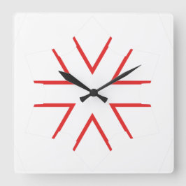 Acrylmauer Quadratische Wanduhr