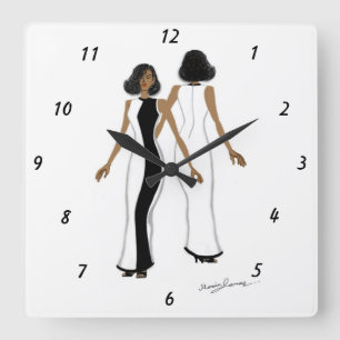 Acrylmauer Quadratische Wanduhr