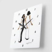 Acrylmauer Quadratische Wanduhr (Winkel)