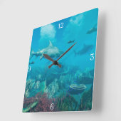 Acrylmauer Quadratische Wanduhr (Winkel)