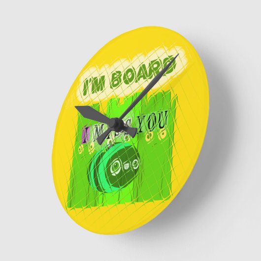 Acrylmauer Runde Wanduhr (Winkel)