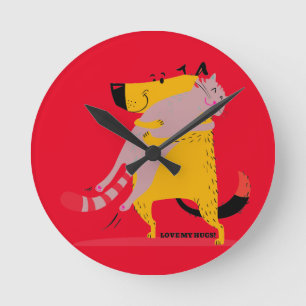 Acrylmauer Runde Wanduhr