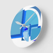 Acrylmauer Runde Wanduhr (Winkel)