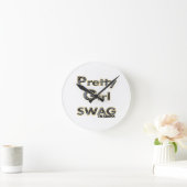 Acrylmauer Runde Wanduhr (Zuhause)