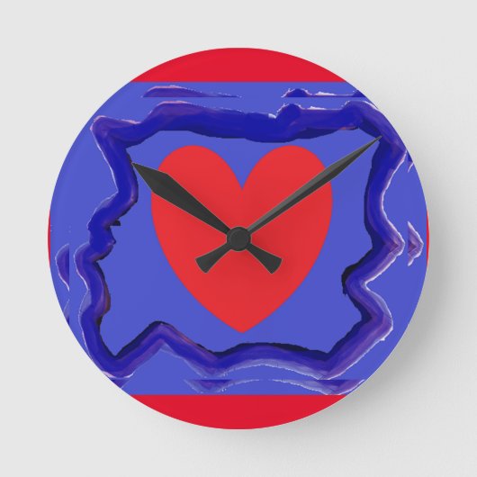 Acrylmauer Runde Wanduhr (Vorderseite)