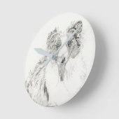 Acrylmauer Runde Wanduhr (Winkel)
