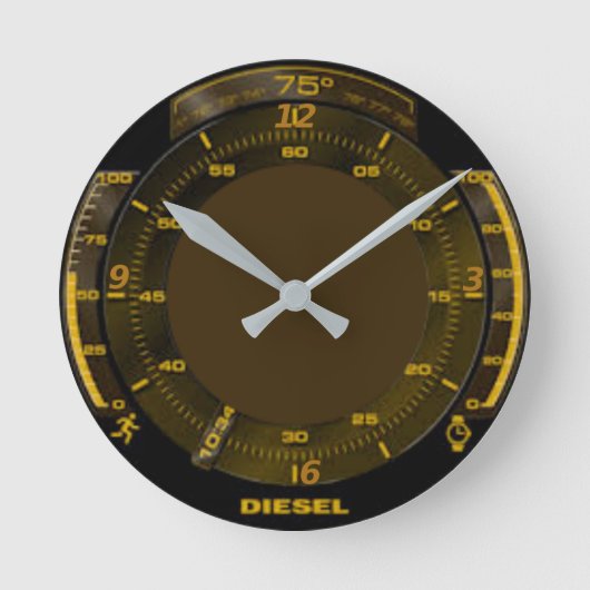 Acrylmauer Runde Wanduhr (Vorderseite)