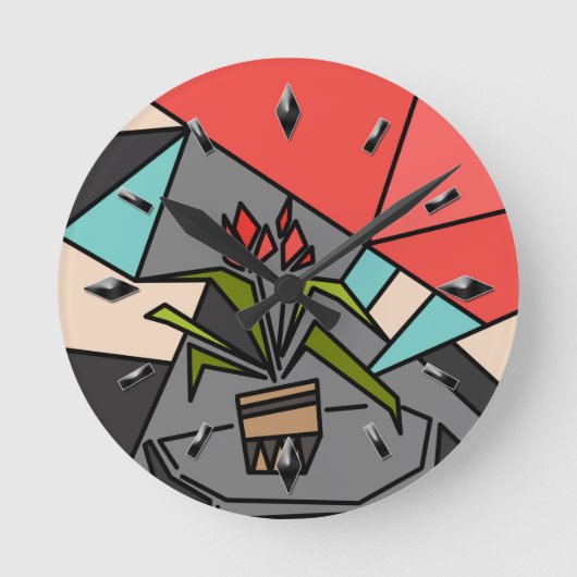 Acrylmauer Runde Wanduhr (Vorderseite)