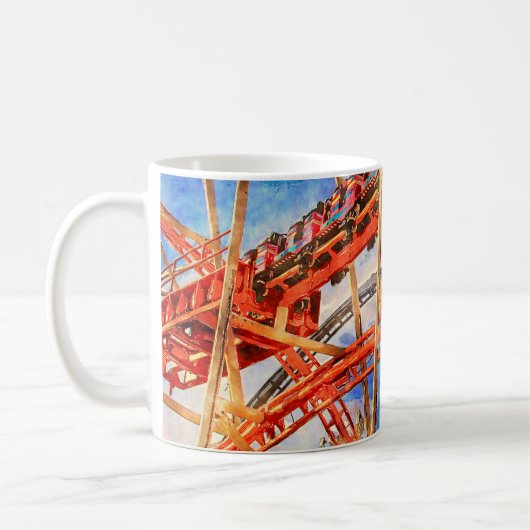 Acrylmauer-Uhr mit Untersetzer-Uhr Kaffeetasse (Links)
