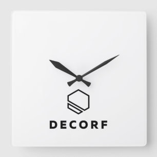 Acrylmauer-Uhr-Platz Quadratische Wanduhr