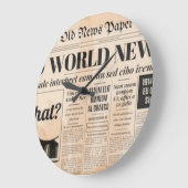 Acrylmauer-Uhr (Zeitung) Große Wanduhr (Winkel)