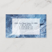 Acrylpour-Malerei - Ozean Visitenkarte (Rückseite)