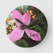 Acrylrunde (mittlere Größe) Runde Wanduhr (Vorderseite)