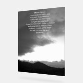 Acrylschild GEDICHT AUF FOTODESIGN (Winkel)