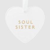 Acrylschmuck für Soul-Sister Ornament (Rückseite)