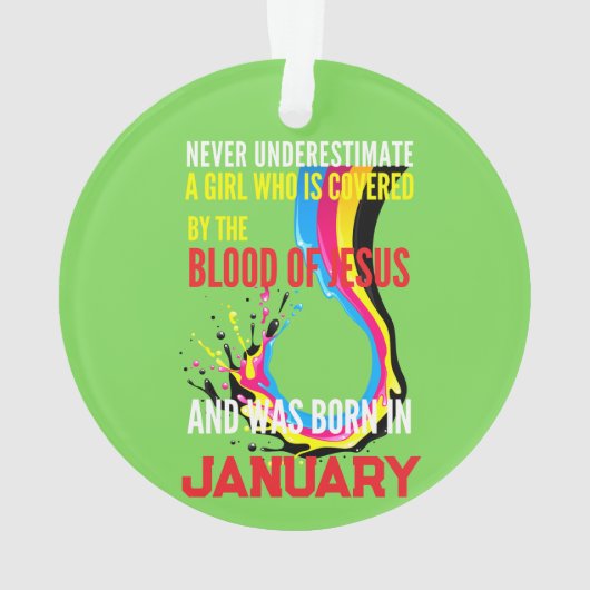 Acrylschmuck Ornament (Rückseite)