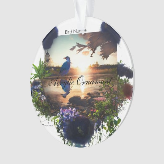 Acrylschmuck Ornament (Vorderseite)