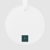 Acrylschmuck Ornament (Rückseite)