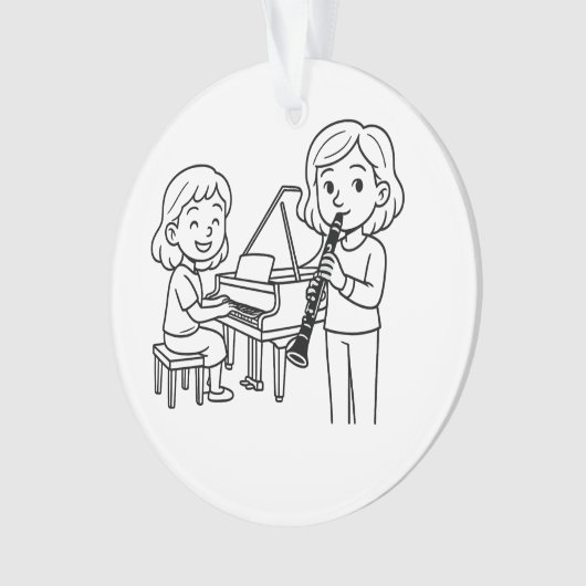 Acrylschmuck Ornament (Vorderseite)