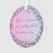 Acrylschmuck Ornament (Vorderseite)