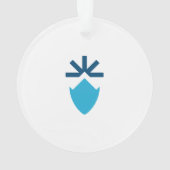 Acrylschmuck Ornament (Rückseite)