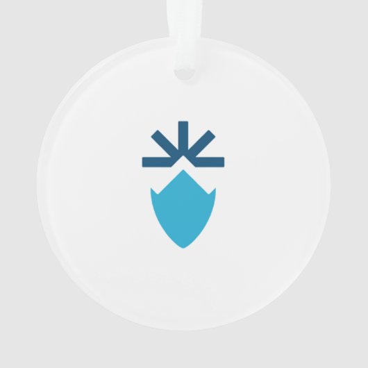 Acrylschmuck Ornament (Rückseite)