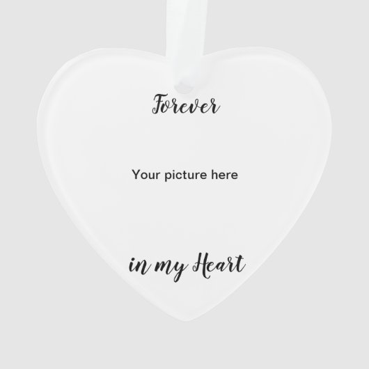 Acrylschmuck Ornament (Rückseite)