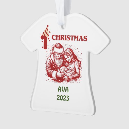 Acrylschmuck Ornament (Vorderseite)