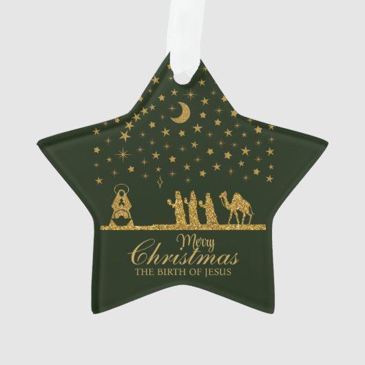 Acrylschmuck Ornament (Rückseite)