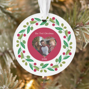 Acrylschmuck - Unser erstes Weihnachtsfest - Foto/ Ornament