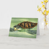 Acrylseaturerie Karte (Gelbe Blume)