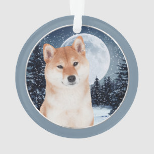 AcrylShiba Inu Verzierung Ornament