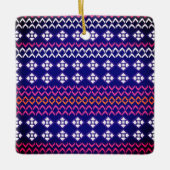 Acrylverzierung mit stilvollem Volksentwurf Keramikornament (Vorderseite)