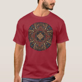 Acrylvisionmandala-Kunst-Shirt T-Shirt (Vorderseite)