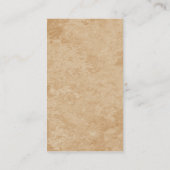 Acrylvisions-Juwel-Vertikale-Visitenkarte Visitenkarte (Rückseite)