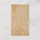 Acrylvisions-Mandala-Vertikale-Visitenkarte Visitenkarte (Rückseite)