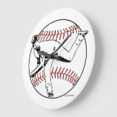 Acrylwand-Uhr, rund (groß) Große Wanduhr (Winkel)