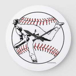 Acrylwand-Uhr, rund (groß) Große Wanduhr