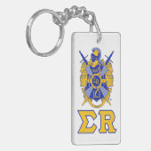 Acrylwappen Schlüsselkette Schlüsselanhänger (Vorderseite links)