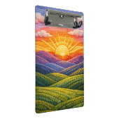 Acrylwolle Mini Klemmbrett (Schrägansicht)