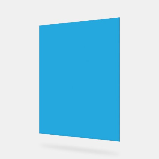 Acrylzeichen. Custom. Durchsichtig. Glasiert | Lux Acrylschild (Winkel)