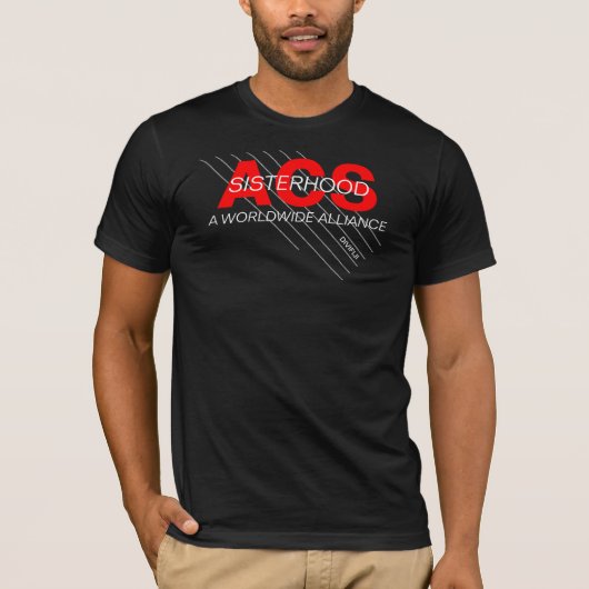 ACS Sisterhood große Flowy Spitze 2 T-Shirt (Vorderseite)