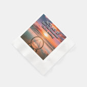 Act As If Recovery Slogan Sunrise Serviette (Ecke)