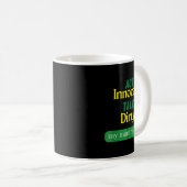Act Innocent Talk Dirty Funny Quote Gift For Men & Kaffeetasse (VorderseiteRechts)