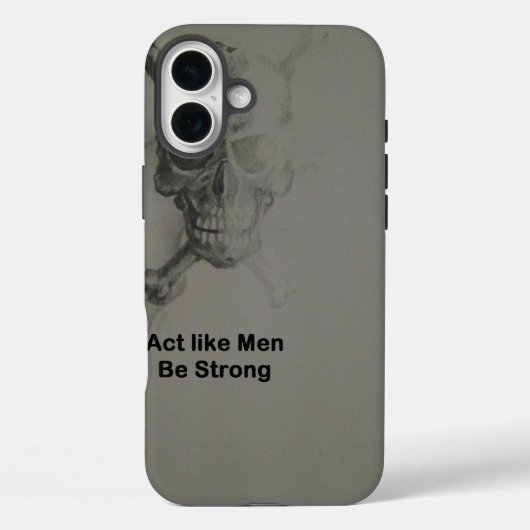Act like Men - Be Strong.jpg Case-Mate iPhone Hülle (Rückseite)